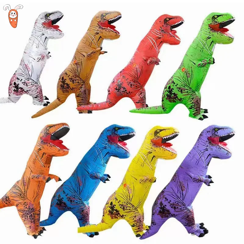 Tyrannosaurus Rex Costumi Gonfiabili Cross Border Hot Holiday Party Stage Performance Puntelli Costumi Gonfiabili Dinosauro