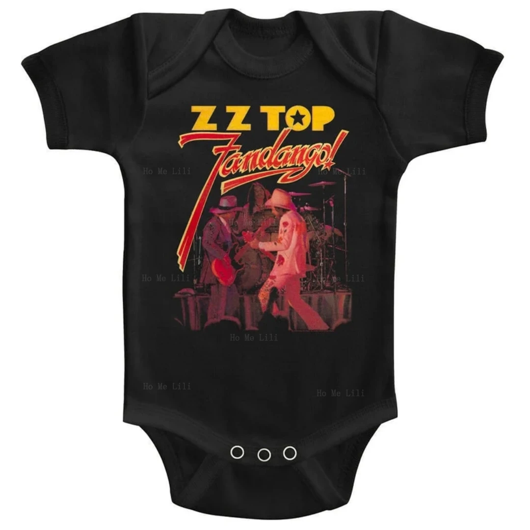 Zz Top Tutina Fandango Live Concert Cover Merch Blues Rock Music Baby Body Unique Babies Tour Outfit Shower Gift