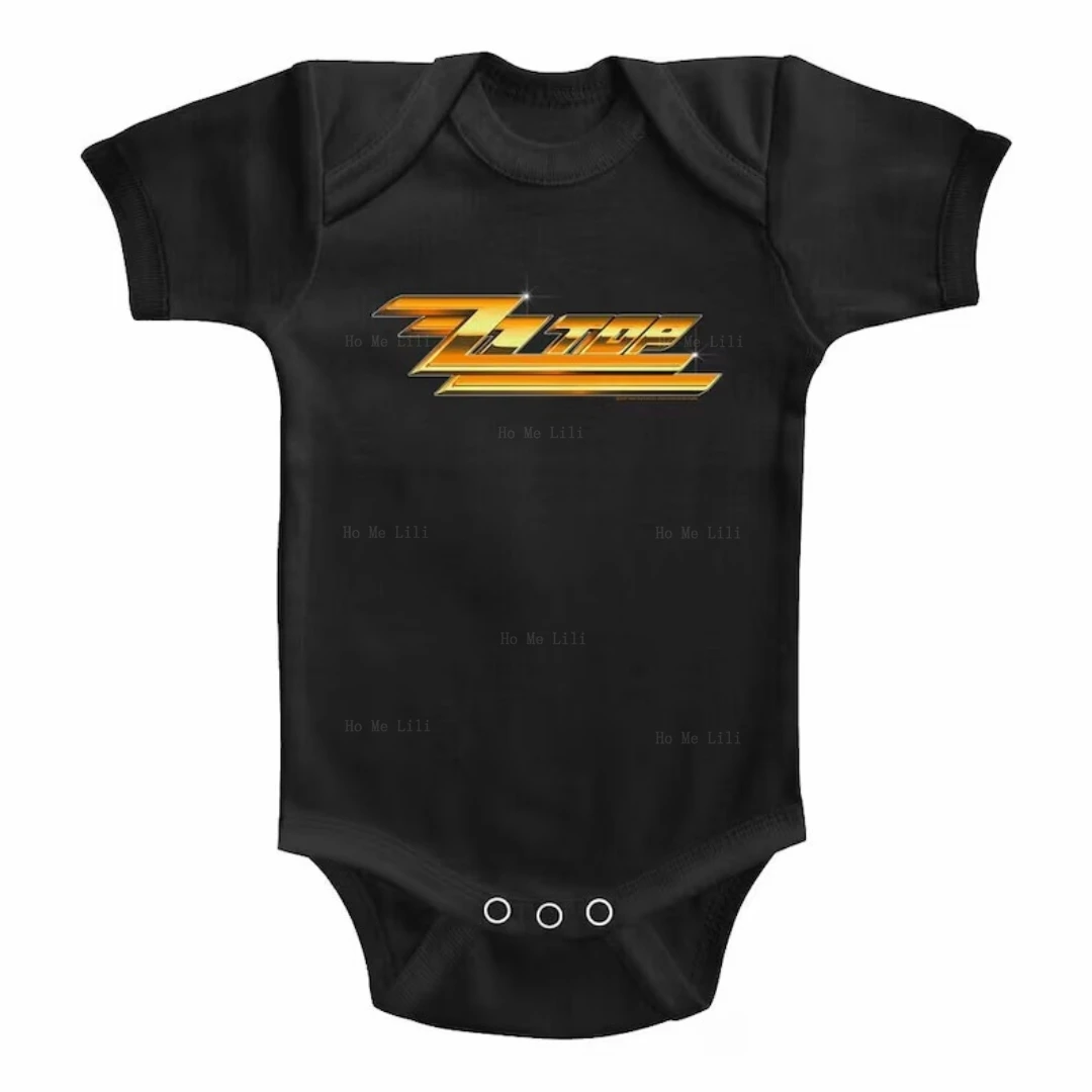 Zz Top Band Tutina Band Metallic Gold Pre Ristretto Body Rock Music Pagliaccetti Kids Concert Outfit Baby Shower Top Gift