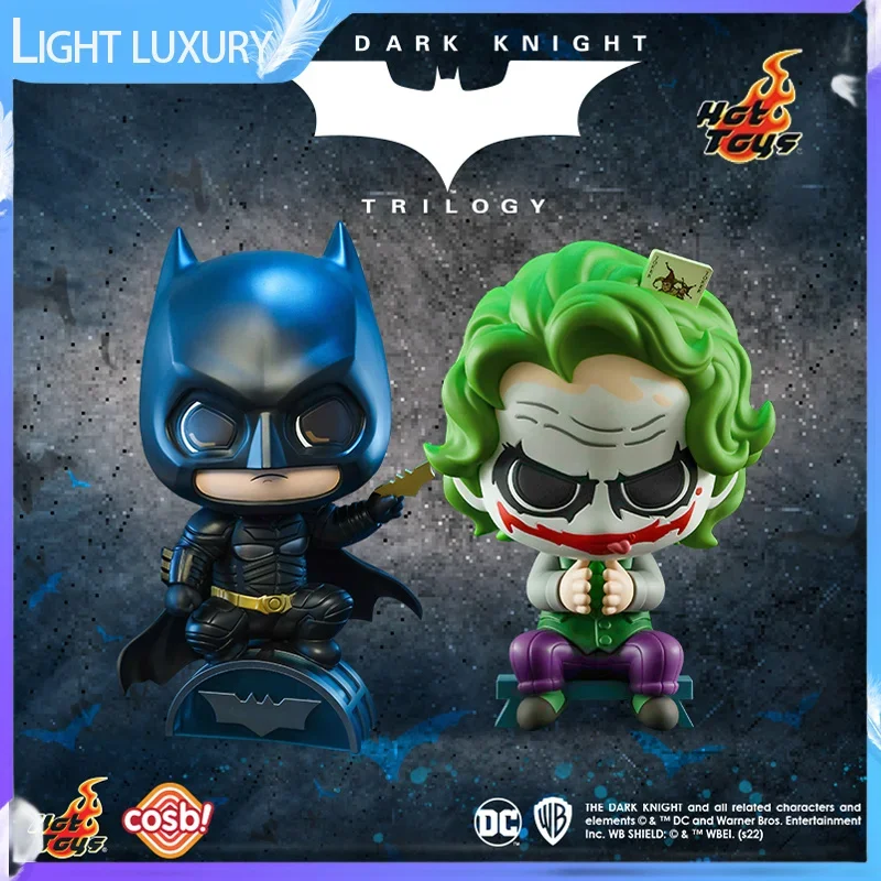 40Cm Original Hot Toys Batman: The Dark Knight Batman Clown Cosbi Action Figure Model Collection Toy Cool Boy Gift Hobby