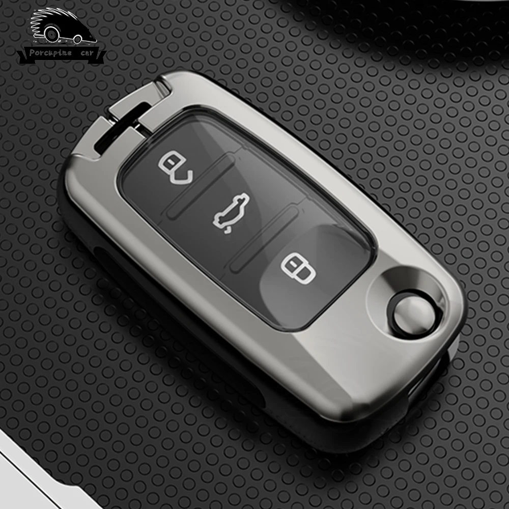 Zinc Alloy Car Key Case Cover Shell For Vw Volkswagen Polo Golf Passat Beetle Tiguan Seat Leon Altea Skoda Octavia Kodiaq