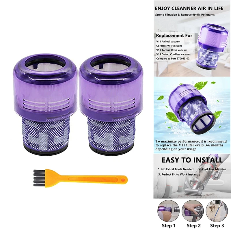 Per Dyson V15 V11 Sv14 Filtro Lavabile Cordless Stick Aspirapolvere Pezzi Di Ricambio Filtro Hepa Parte Di Ricambio (B)