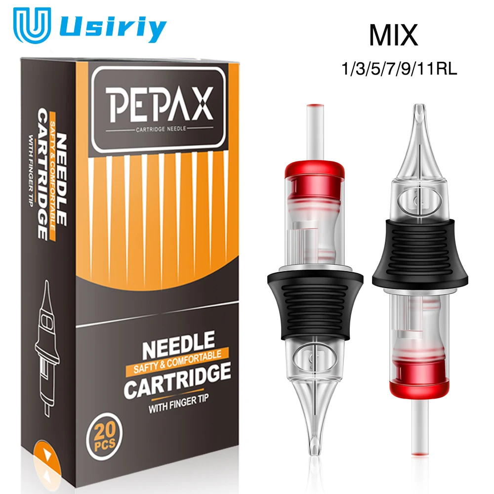 Aghi Per Cartucce Per Tatuaggi Pepax Mixed Rl Aghi Per Tatuaggi Di Sicurezza Sterilizzati Da 0.35Mm Per Macchine Per Penne Per Tatuaggi