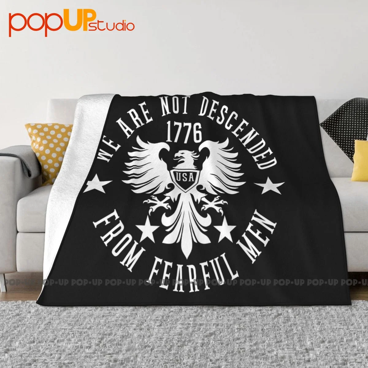 Non Siamo Discesi 1776 Coperta Soffice Quattro Stagioni Spese Familiari