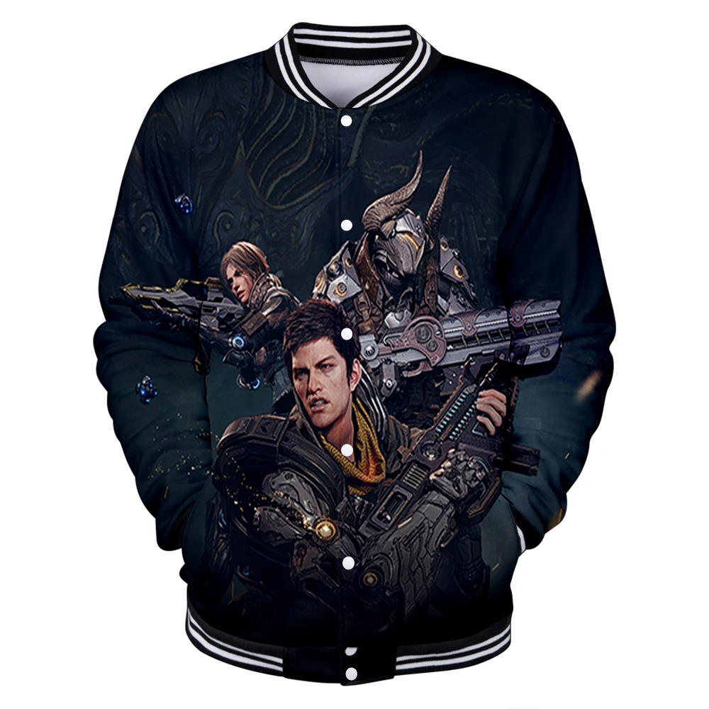 The First Discendant Game Unisex Baseball Uniform Jacket Manica Lunga Donna Uomo Felpa Harajuku Streetwear 3D Clothes