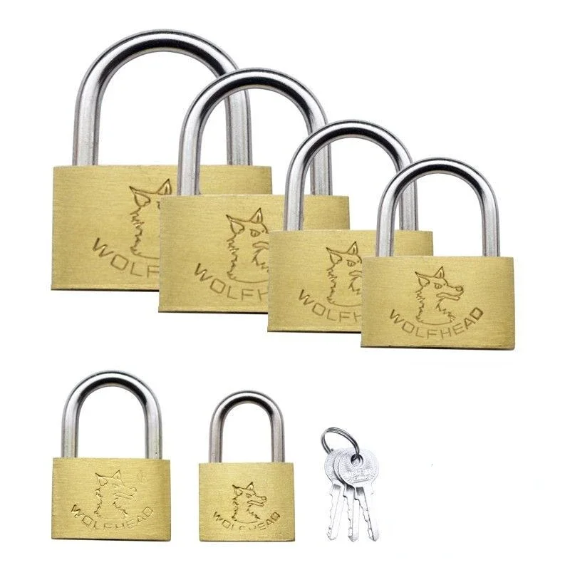 Vintage Padlock Key Lock With Key For Jewelry Box Storage Box Diary Book Luggage Handbags Hardware Accessories