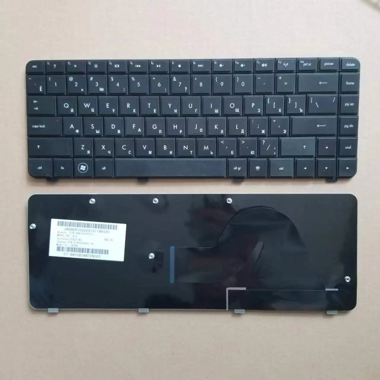 Nuova Tastiera Russa Ru Per Hp Compaq Presario Cq42 D42 -100 -200 -300 -400 G42 Nero