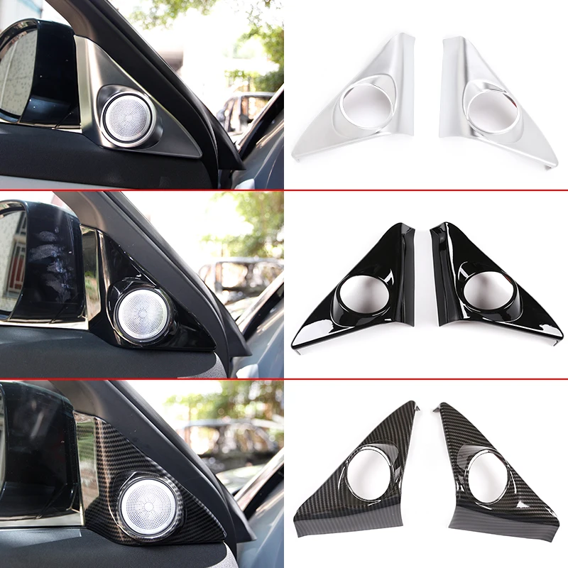 Car Door Audio Speaker Tweeter Cover Trim Sticker Abs Chrome Per Land Rover Range Rover Evoque 2020 Accessori Auto Interni
