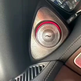 Car Auto Speaker 3D Rotating Tweeter Speaker Subwoofers With Ambient Light 64 Color For Mercedes-Benz W222