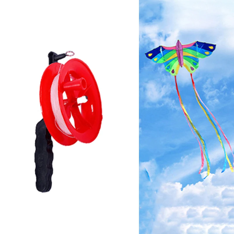 Kite Wheel Line Lunghezza 30/50/100/150/200M Outdoor Ball Bearing Wheel Kite Winder Tool Handle Line String Winder Accessori Per Aquiloni