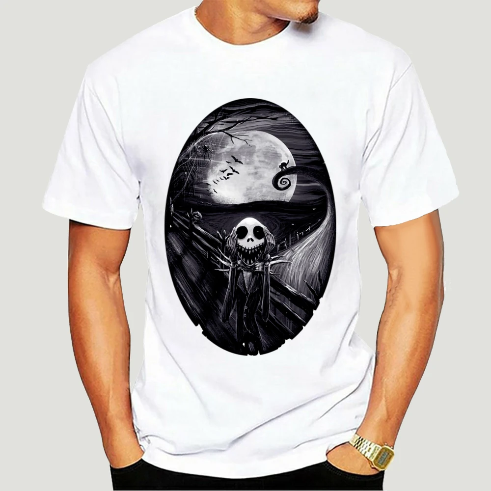 The Scream Before Christmas T Shirt Scream Nightmare Christmas Jack Tim Burton Character Skull Skeleton Horror 3876X