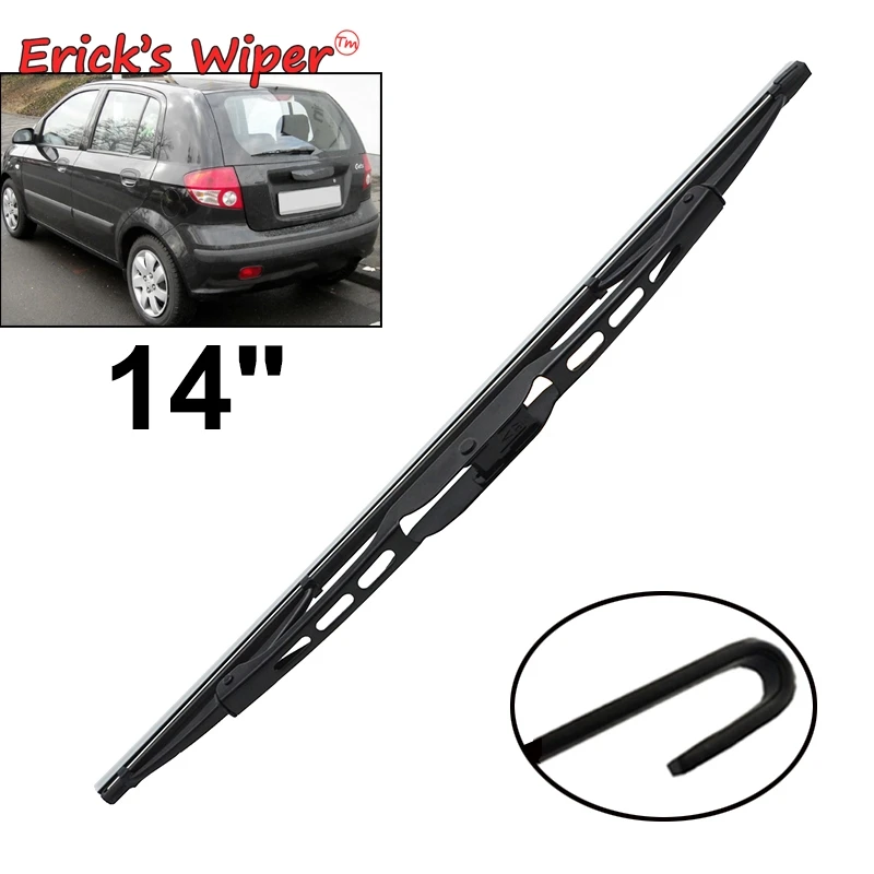 Ener'S Wiper 14 "Spazzola Tergicristallo Posteriore Per Hyundai Getz 2002 - 2009 Parabrezza Pulito Portellone Finestra Spazzola Antipioggia Per Auto