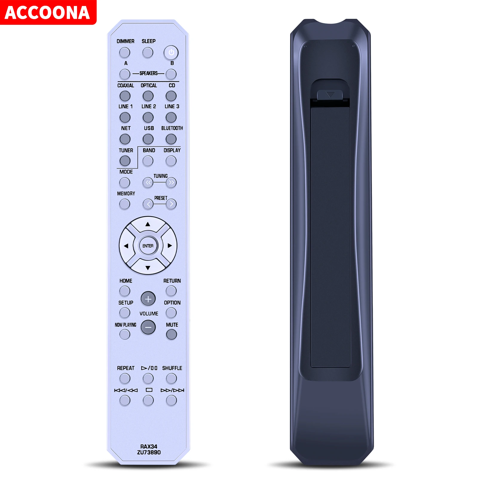 Telecomando Rax34 Zu73890 Per Ricevitore Audio/Video Yamaha R-N402, R-N402D