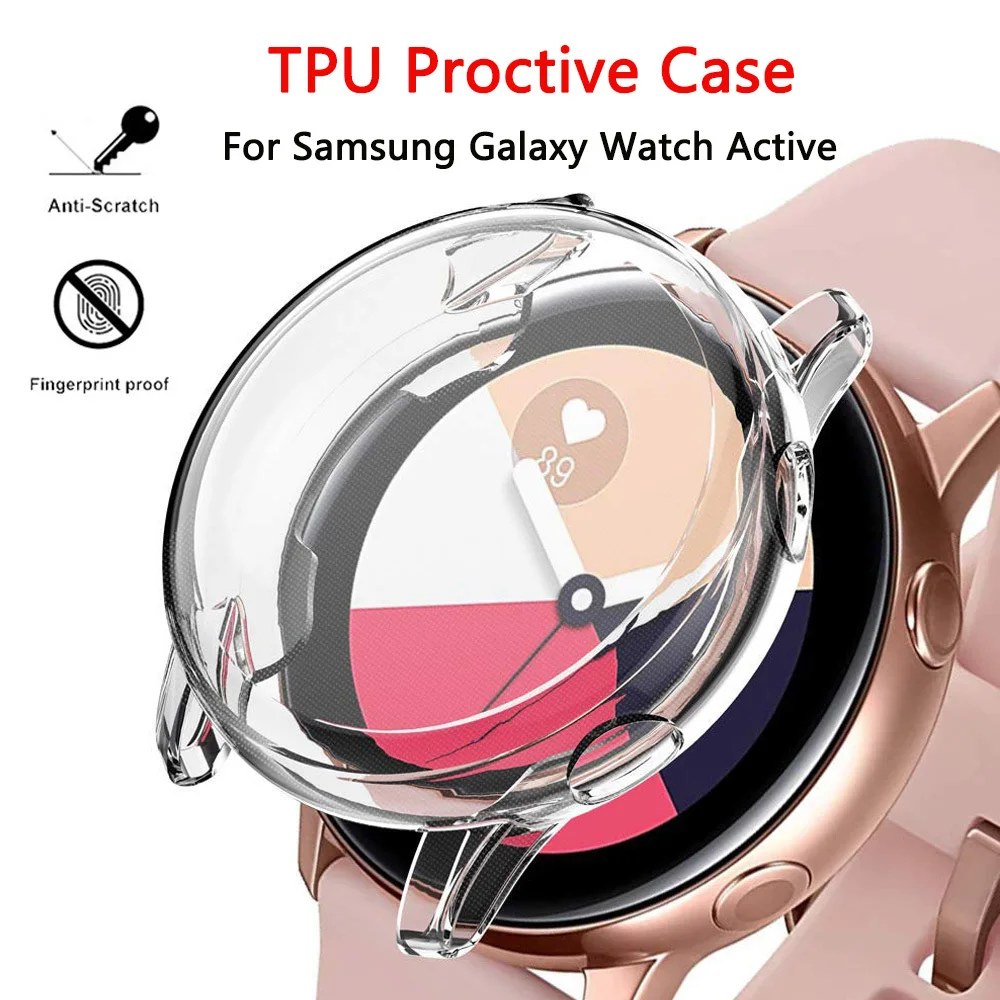 Custodia Protettiva In Tpu Per Samsung Galaxy Watch Active Smart Watch Cover Protettiva Per Schermo Shell Per Samsung Galaxy Watch Active