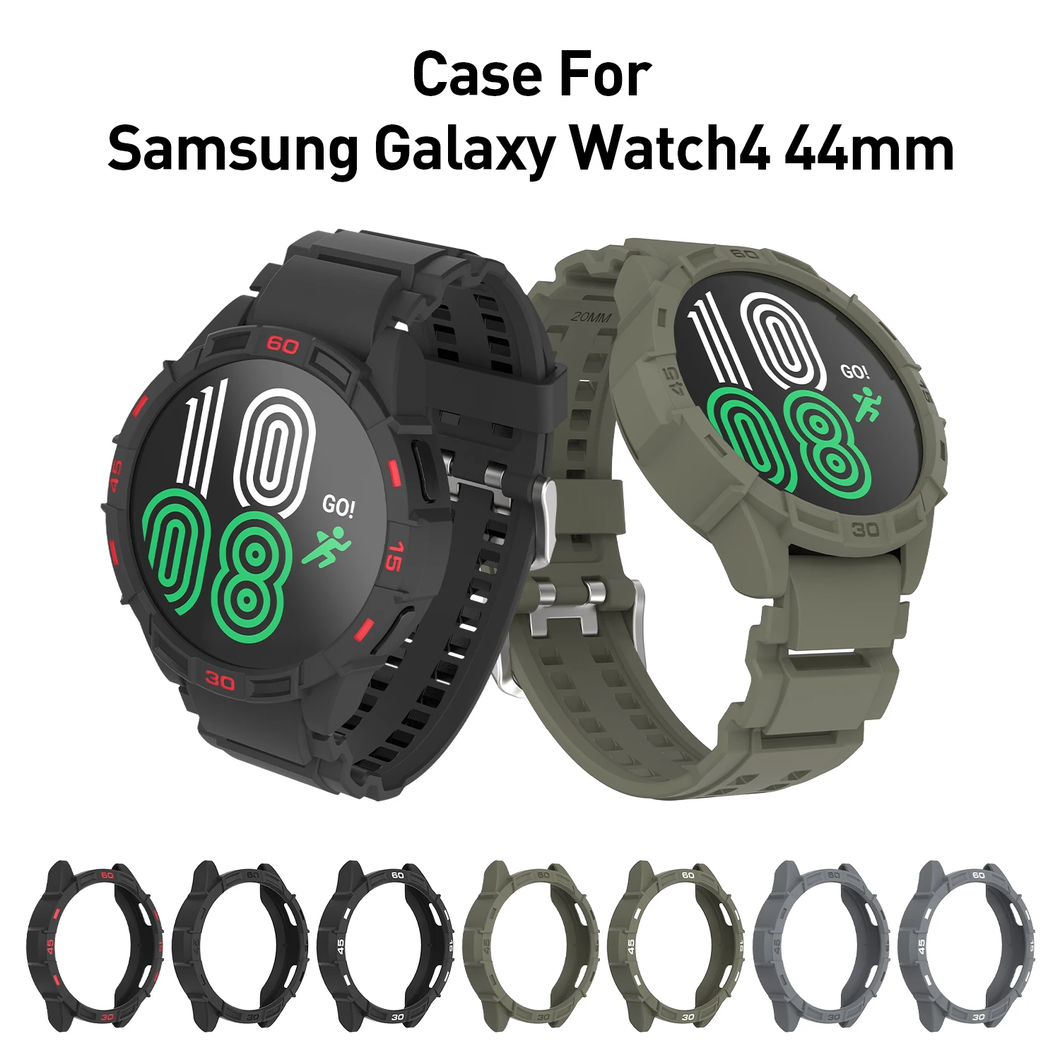 Sikai New Watch Case Per Samsung Galaxy Watch 4 44Mm Tpu Shell Cover Protector Band Strap Bracciale Charger Per Galaxy Watch 4