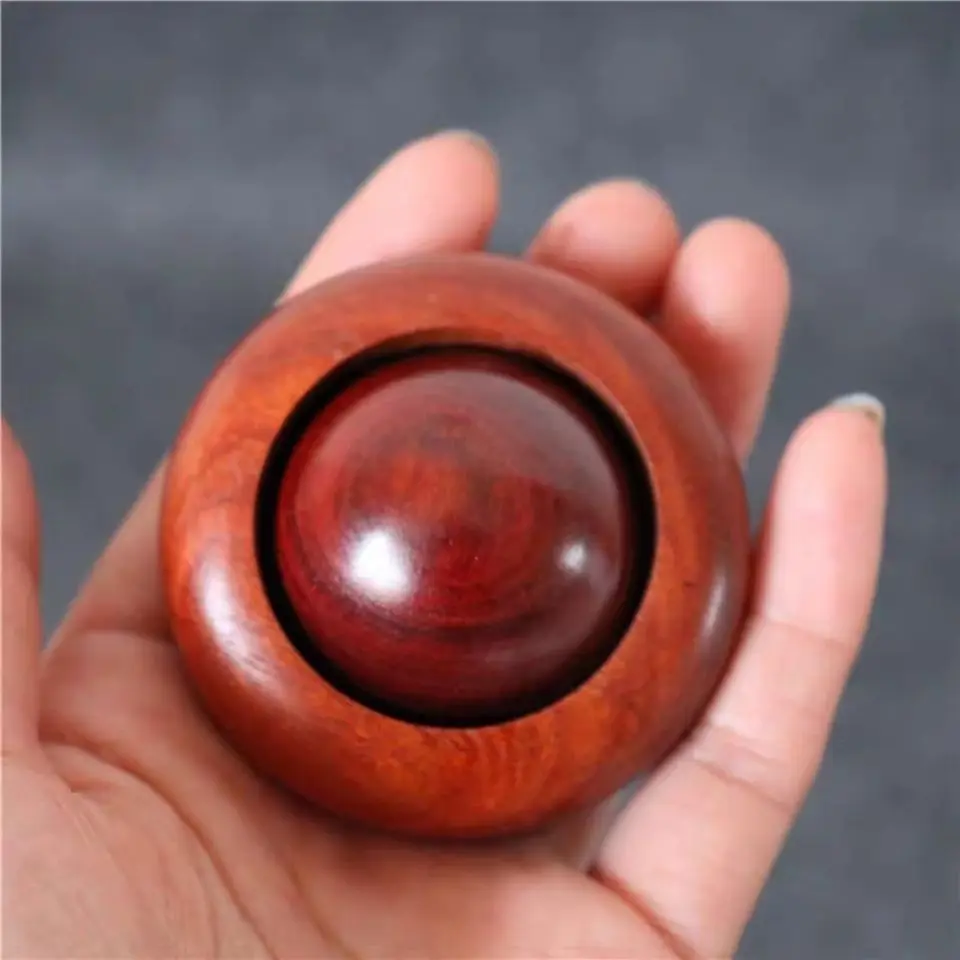 5Cm Woodiness Transfer Ball Strumento Per Il Massaggio Delle Dita Massaggiatore In Legno Promuove La Circolazione Sanguigna Alleviare La Pressione Sol