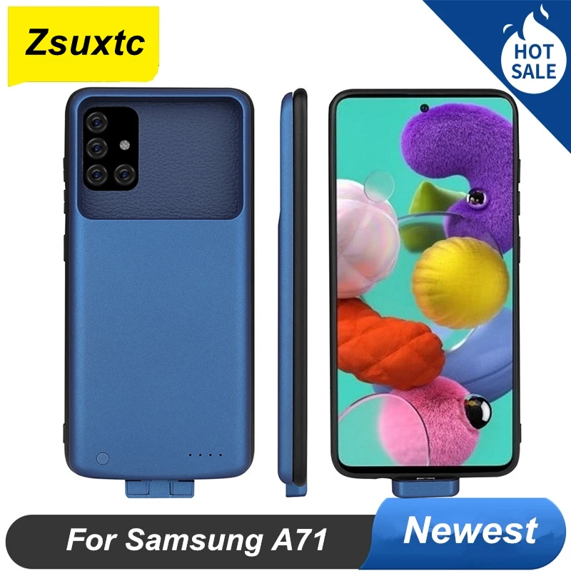5000 Mah Per Samsung Galaxy A71 Custodia Per Batteria A71 4G Power Case Bank Smart Per Samsung Galaxy A71 Custodia Per Caricabatterie