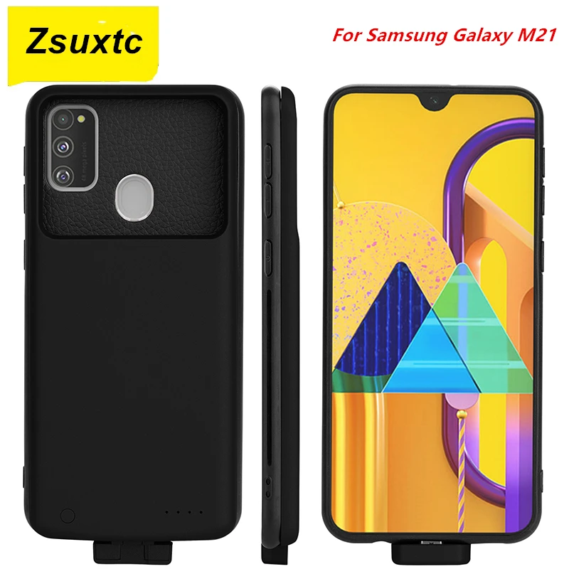 Per Samsung Galaxy M21 Custodia Per Batteria M21 5000 Mah Custodia Per Caricabatterie Smart Phone Cover Power Bank Per Samsung Galaxy M21 Custodia Per