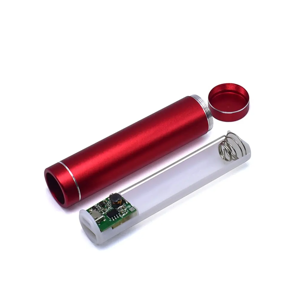 Power Banks Case Kit Metallo 5V Usb 1X 18650 Custodie Per Caricabatterie Caricabatterie Fai Da Te Caricabatterie Shell Per Caricabatterie Esterno Smar