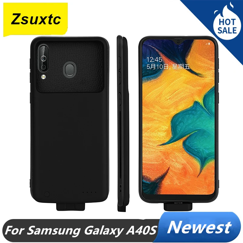 Per Samsung Galaxy A40S Custodia Per Batteria A 40S 5000 Mah Custodia Per Caricabatterie Intelligente Per Samsung Galaxy A40S Custodia Per Batteria