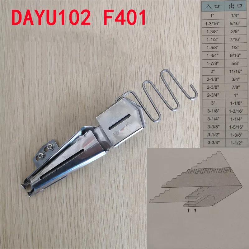 Legante Ad Angolo Retto Per Macchina Industriale 2 O 3 Aghi Coverstich Top Clean Binder #102 Doppio Raccoglitore Piegato Coverstitch Righ