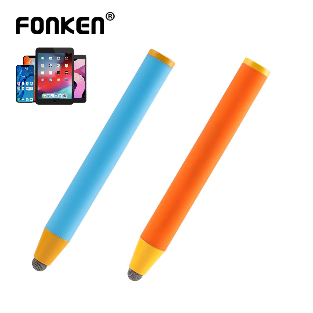 Fonken Kids Stylus Pen Touch Screen Universal Android Tablet Phone Drawing Writing Child Stylus Pencil Per Iphone Ipad Samsung