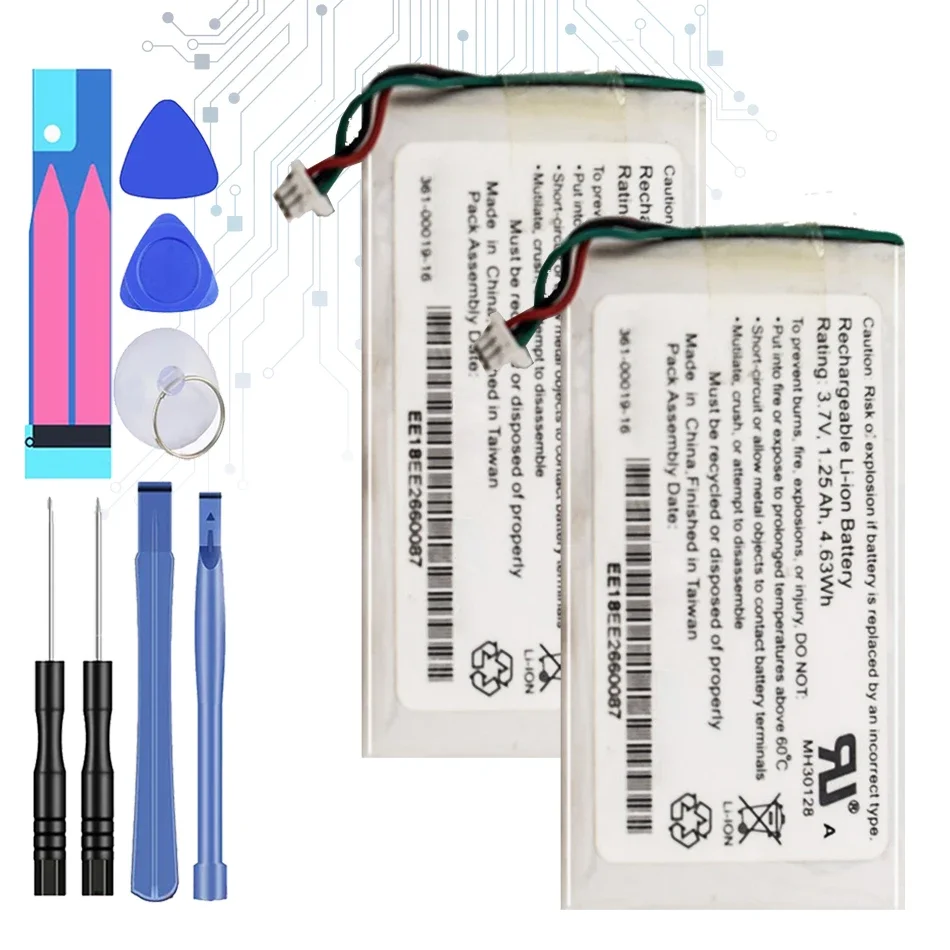 Batteria Gps 1250Mah 361-00019-16 Per Garmin Nuvi 1300 1340T Pro 1350 1350T 1370 1370T 1375T 1390 1390T 1490 Gps