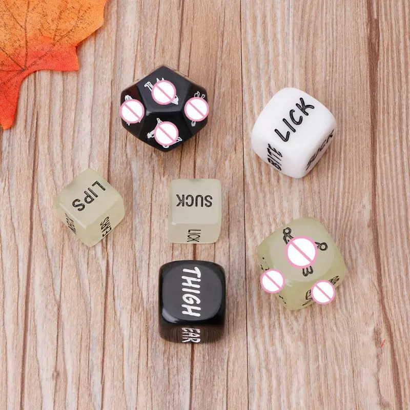 Sextoys Fun Acrilico Dadi Amore Dadi Dadi Del Sesso Dadi Erotici Giocattolo Coppia Romanticismo Erotico Preliminari Donne Dados Sexuales Cubi Per Copp