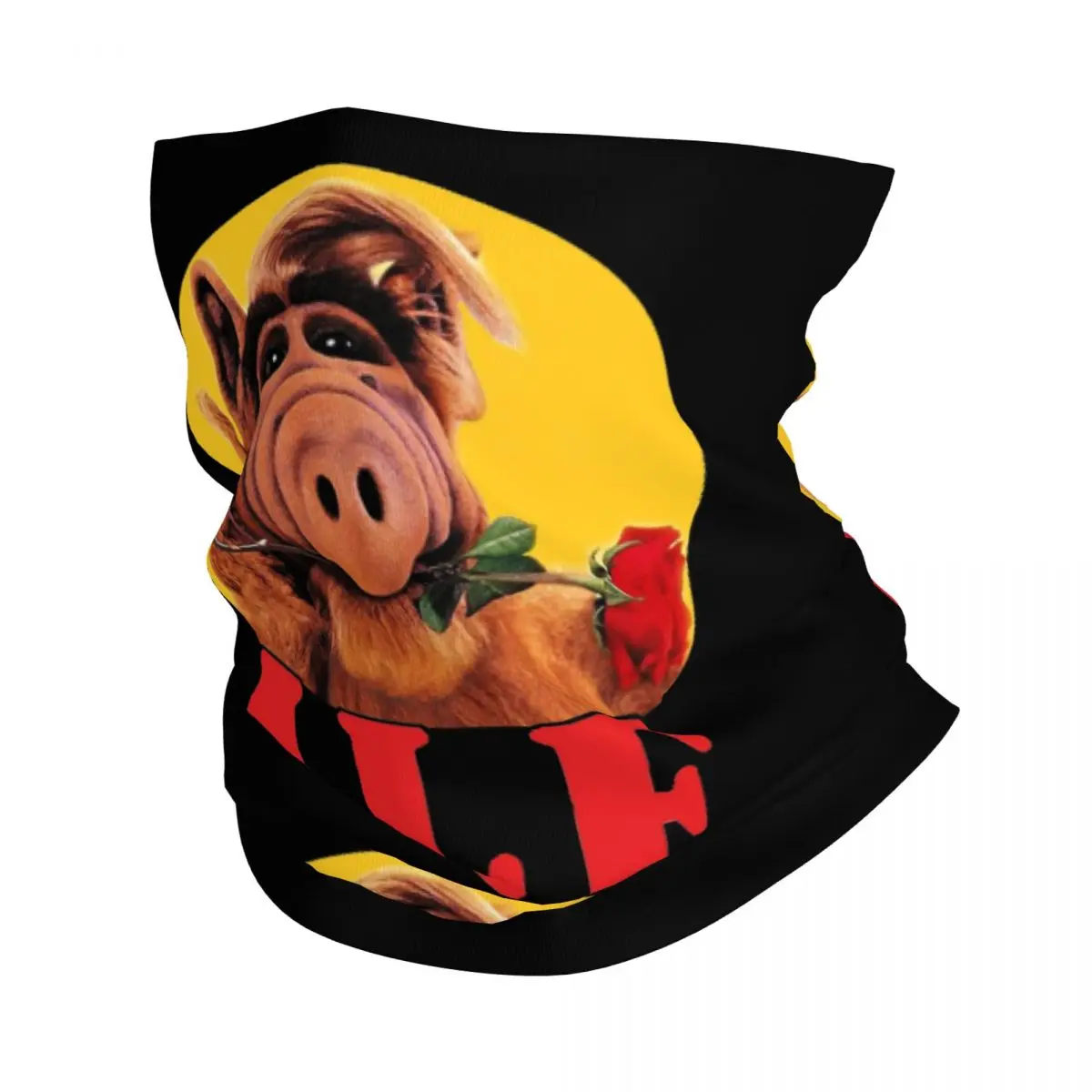 Alf Flowers Bandana Scaldacollo Invernale Donna Sciarpa Avvolgente Antivento Per L'Escursionismo Alien Life Form Sci Fi Tv Show Ghetta Fascia