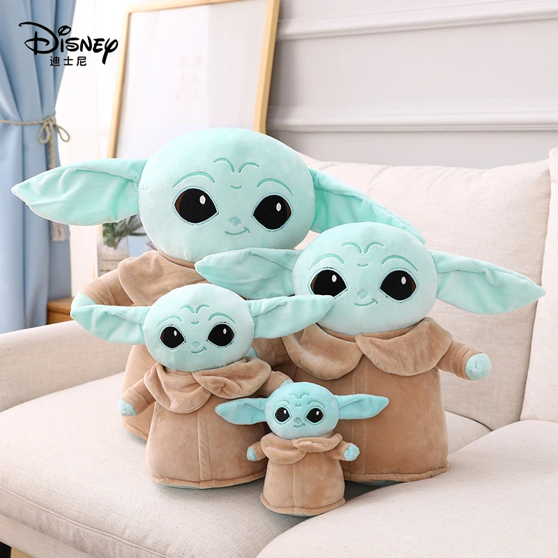Disney Star Wars Yoda Peluche Grogu Mandalorian Doll Yoda Baby Model Doll Riempimento Cartone Animato Cuscino Giocattolo Anime Regalo Circostante
