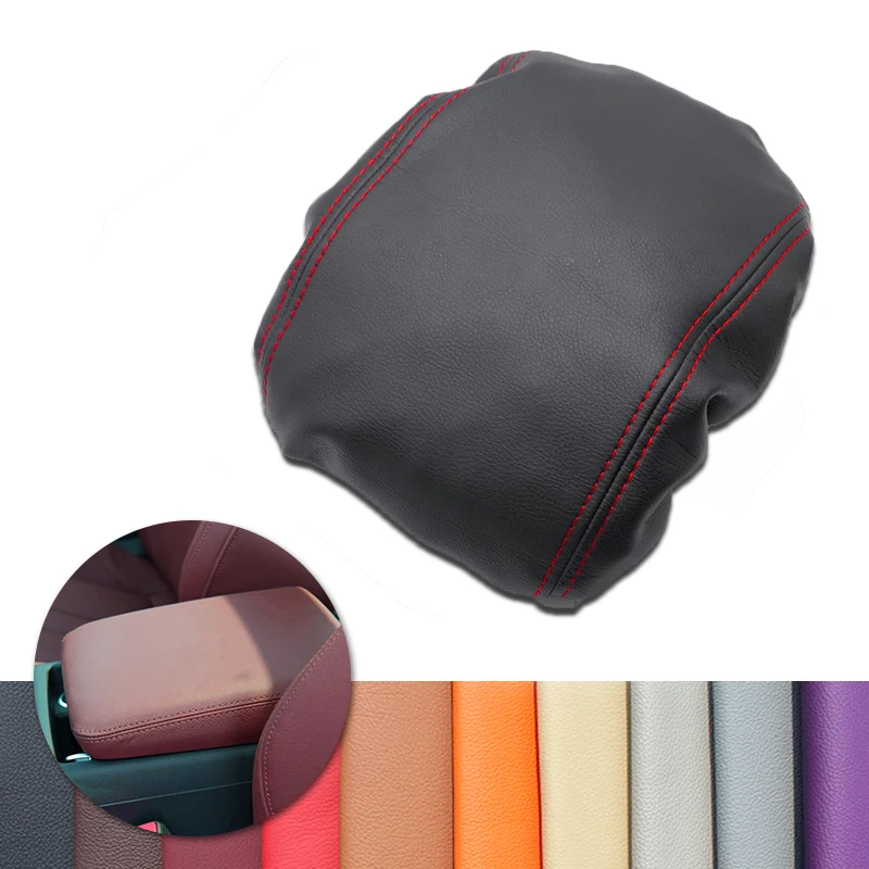 Per Audi A4 B9 2017 2018 2019 Car Interior Center Control Coperchio Bracciolo Box Cover In Pelle Microfibra Elastico Tipo Protettivo
