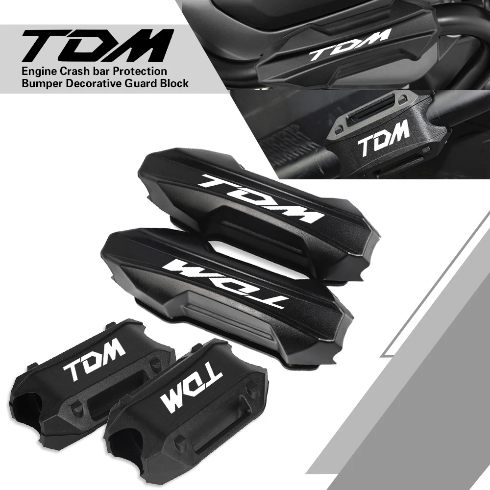For Yamaha Tdm 850 900 Tdm850 1991-2002 Tdm900 2004-2014 Moto 25Mm Motorcycles Engine Crash Bar Bumper Decorative Guard Block