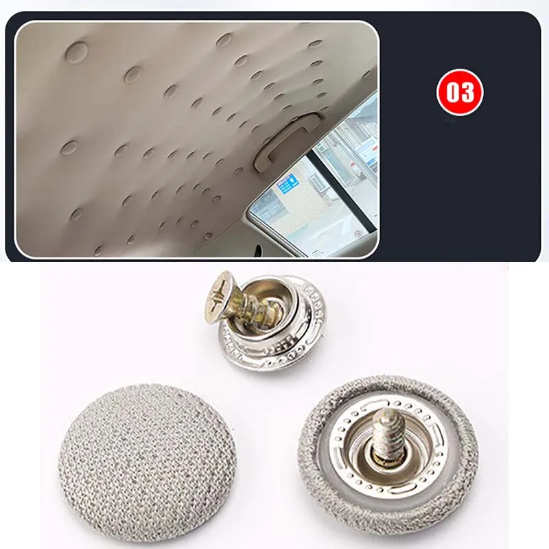 10Pcs Car Styling Service Parts Pulsanti Fibbia Per Tetto Auto Accessori Interni Per Auto Per Kia Rio K2 K3 K5 K4 Cerato,Soul,Forte,Sport