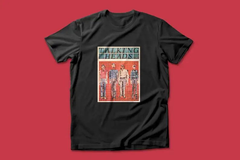 Maglietta Unisex Con Teste Parlanti, Altre Canzoni Su Edifici E Cibo, Copertina Per Album Vintage, Cover Per Testine Parlanti