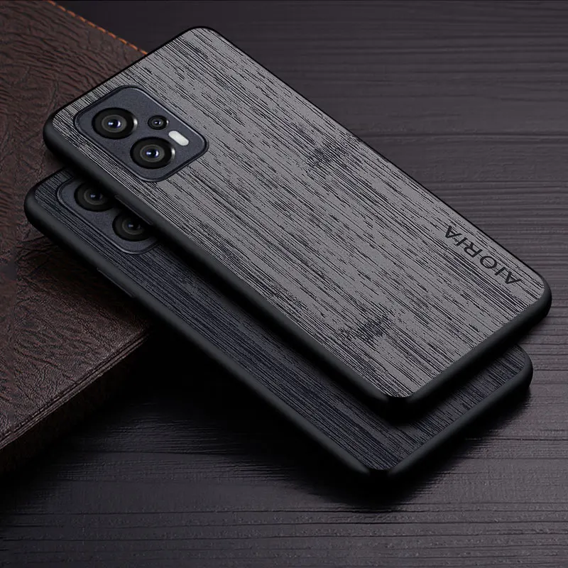 Custodia Per Poco X4 Gt 5G Funda Bamboo Wood Pattern Cover In Pelle Per Telefono Coque Di Lusso Per Xiaomi Poco X4 Gt Case Capa