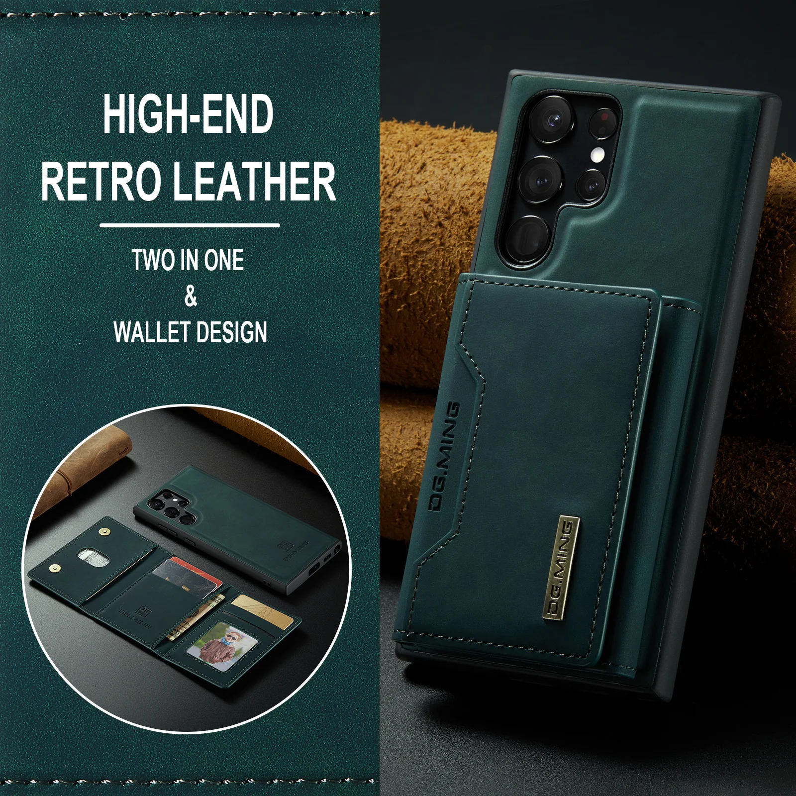 For Samsung S23 Ultra Best Protection Wallet Leather Bag Coque Case For Samsung Galaxy S23 Ultra S 23 Plus Card Pocket Cases
