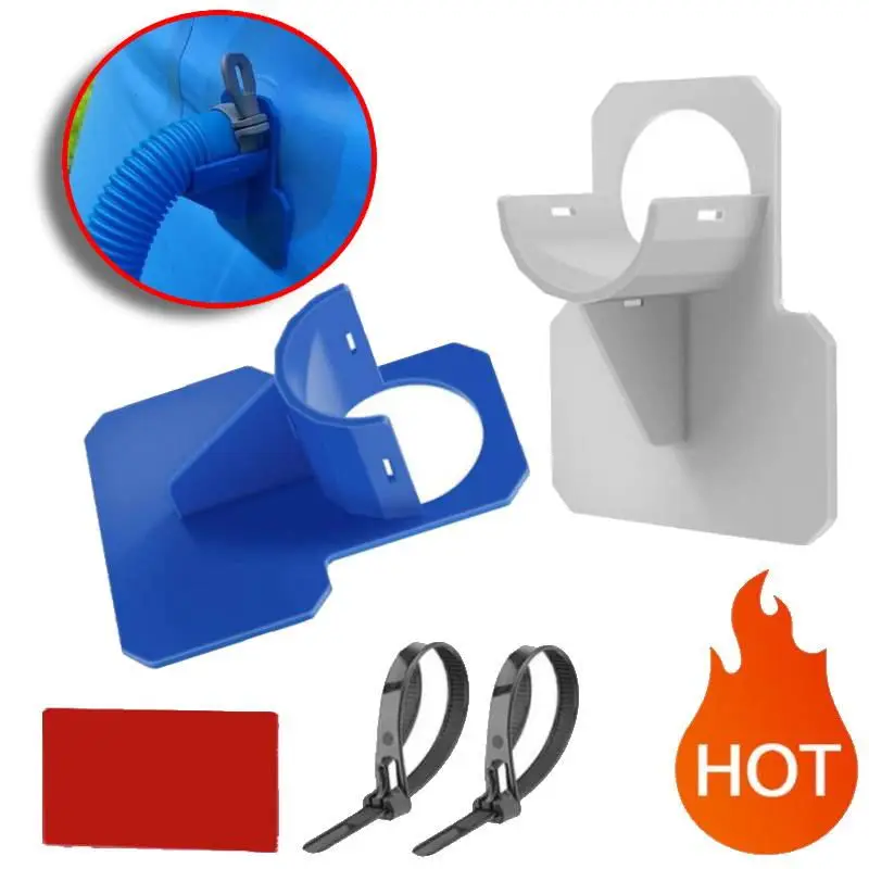 Supporto Per Supporto Per Tubo Per Piscina Supporta Tubi 30-38Mm Adatto Intex Best Way Fuori Terra 32Mm 38Mm Uscita Tubo Con Fascetta