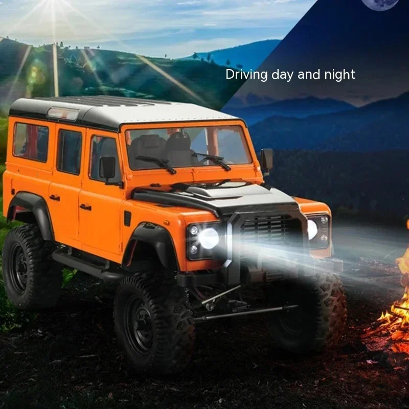 Rc E101 Double E Five Doors Large Car 4Wd 1:8 D110 Crawler Buggy Climbing Potente Motor Car Metal Beam Telecomando Giocattolo Per Auto