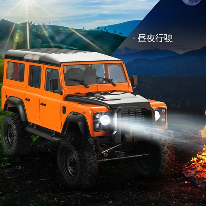Instock Double E Five Doors Large Rc Car 4Wd 1:8 D110 Crawler Rc Buggy Climbing Car Potente Motore Metal Beam Telecomando Ca