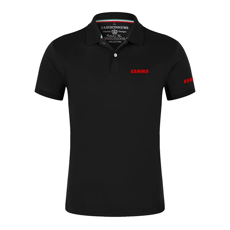 2023 New Men Summer Claas Printing Polo Shirt Fashion Cotton T-Shirts Casual Comfortable Breathable Harajuku Short Sleeve Tops