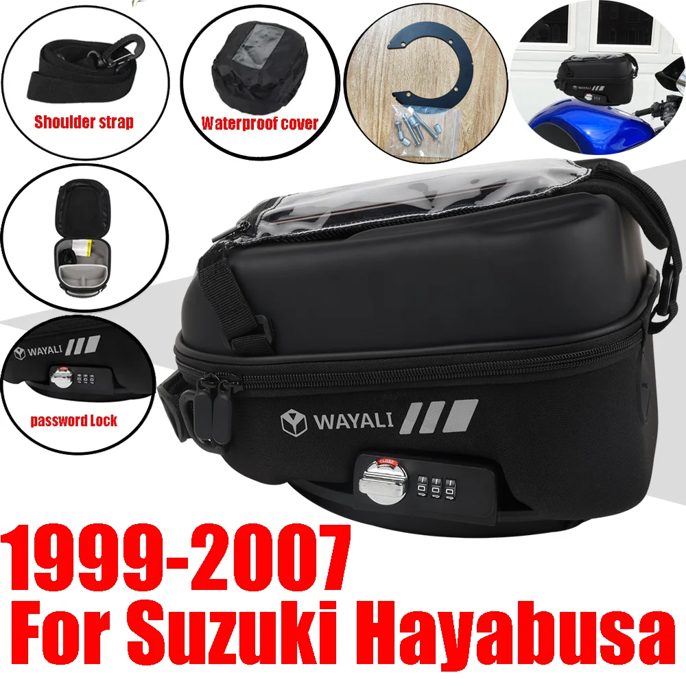 Tank Bag Bagaglio Tanklock Storage Bags Borsa Per Telefono Per Suzuki Hayabusa Gsxr Gsx 1300 R 1300R R1300 Gsx1300R Gsxr1300 Accessori