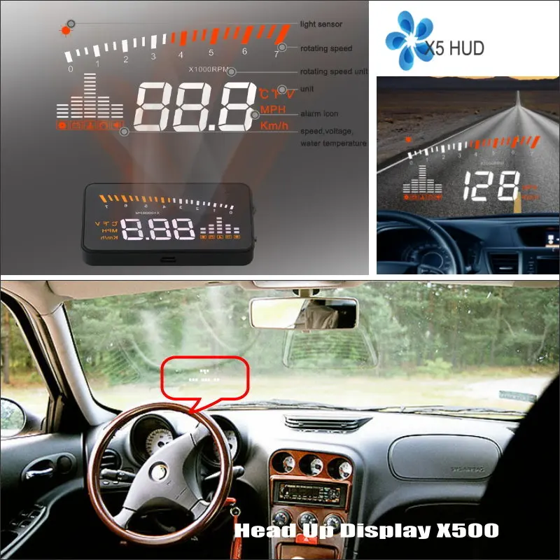 Per Alfa Romeo 156/159/166/147 Car Hud Head Up Display Accessori Auto Universal Safe Driving Screen Proiettore Parabrezza