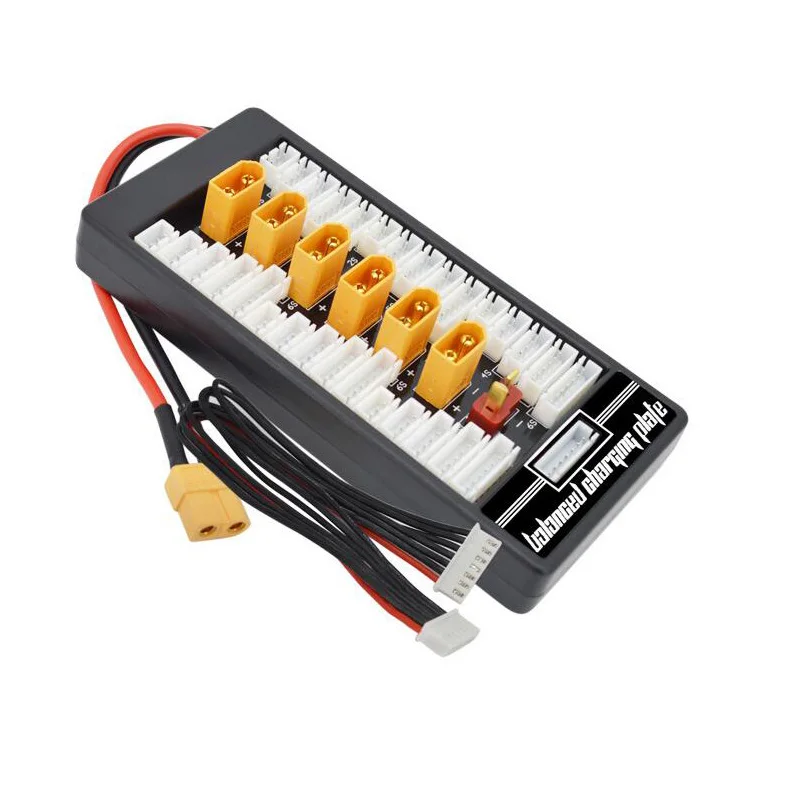 6 In 1 2S-6S Xt60 Plug Scheda Di Ricarica Parallela Para Board Xt60 Plug 4.0Mm Bananer Per Imax B6 B6Ac B8