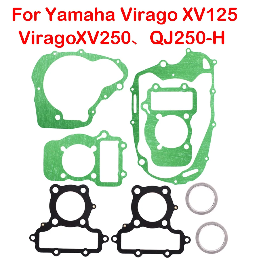 Yecnecty Per Yamaha Virago Xv250 125 Moto Rebuild Kit Guarnizioni Completo Moto Completa Carter Del Cilindro Del Motore Coperchio Frizione