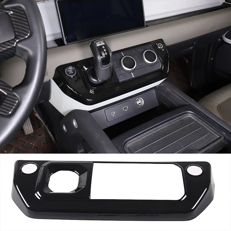 Per 2020-2023 Land Rover Defender 90 110 Abs Car Center Console Gear Shift Gear Condizionatore D'Aria Copertura Del Telaio Accessori Adesivi