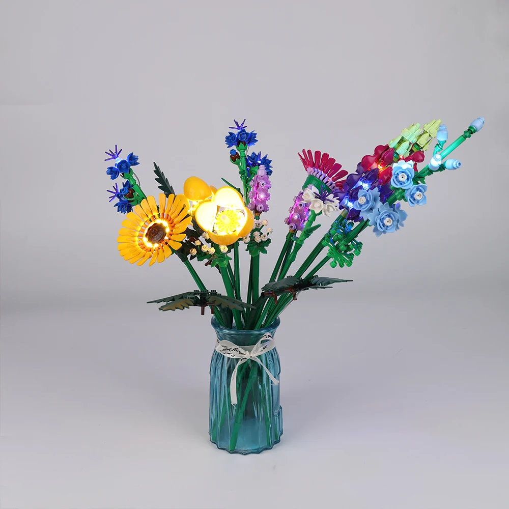 Kit Di Luci A Led Per Il 10313 Wildflower Bouquet Block Model Building Blocks Giocattoli Fai Da Te Non Inclusi Block