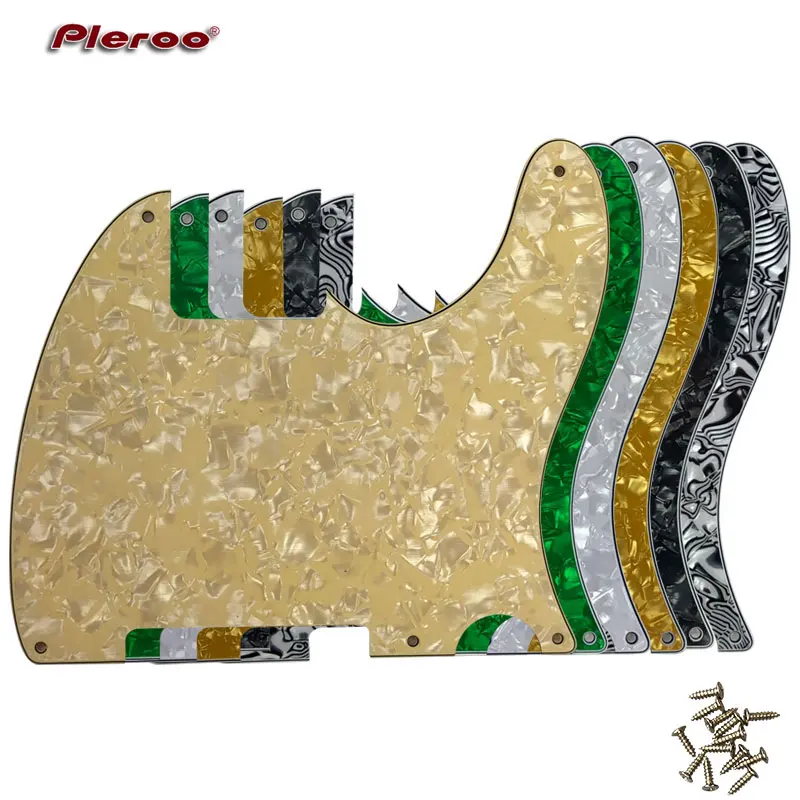 Pleroo Parti Di Chitarra-Per Gli Stati Uniti Standard Di 5 Fori Per Le Viti Di 52 Anni Di Tele Telecaster Chitarra Pickguard Piatto Della Graffiatura 