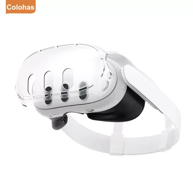 Adatto Per Quest 3 Console Custodia Protettiva Montata Sulla Testa Per Meta Quest 3 Crystal Shell Vr Oculus Rift S Colore Trasparente