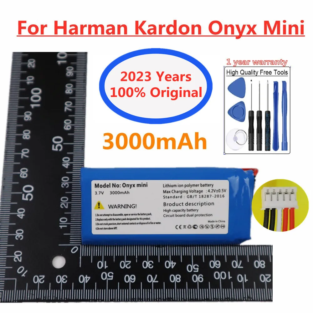 2023 Nuova Batteria Dell'Altoparlante Bluetooth Originale Al 100% Per Harman/Kardon Onyx Mini 3.7V 3000Mah Cp-Hk07 P954374 Batteria Dell'Altoparlante 