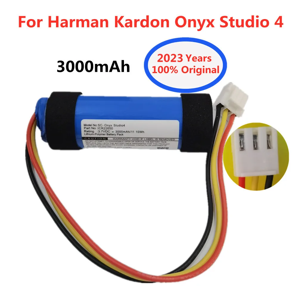 3000Mah Nuovo Altoparlante Originale Batteria Icr22650 Per Harman/Kardon Onyx Studio 4, Onyx Studio4 Player Altoparlante Batterie Bateria